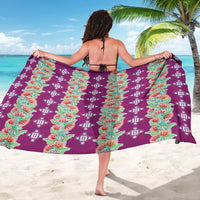 Hawaii Ohia Lehua Sarong Tropical Vibes Fuchsia LT05 - Polynesian Pride