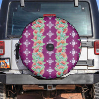 Hawaii Ohia Lehua Spare Tire Cover Tropical Vibes Fuchsia LT05 Fuchsia - Polynesian Pride