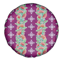 Hawaii Ohia Lehua Spare Tire Cover Tropical Vibes Fuchsia LT05 - Polynesian Pride