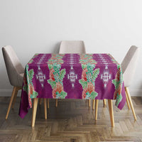 Hawaii Ohia Lehua Tablecloth Tropical Vibes Fuchsia LT05 - Polynesian Pride