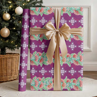Hawaii Ohia Lehua Wrapping Paper Tropical Vibes Fuchsia LT05 - Polynesian Pride