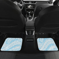 Africa Dashiki Car Mats With Polynesian Pattern Blue Version