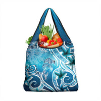 Polynesia World Ocean Day Grocery Bag Ocean Style LT05 1-pack One Size Blue - Polynesian Pride