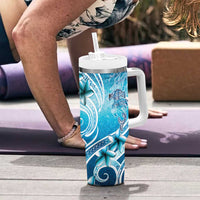Polynesia World Ocean Day Tumbler With Handle Ocean Style
