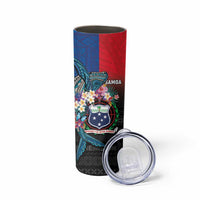 Samoa Skinny Tumbler Humpback Whale Siapo Pattern