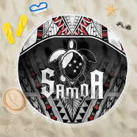 Samoa Independence Day Beach Blanket Proud To Be Samoan LT05 One Size 150cm Black - Polynesian Pride