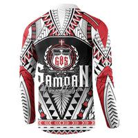 Samoa Independence Day Button Sweatshirt Proud To Be Samoan LT05 - Polynesian Pride