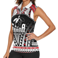 Samoa Independence Day Women Sleeveless Polo Shirt Proud To Be Samoan LT05 - Polynesian Pride