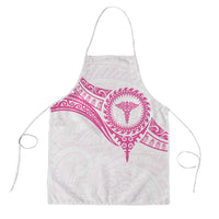 New Zealand Aotearoa Apron Nurse Tribal Pink Version LT05 Pink - Polynesian Pride