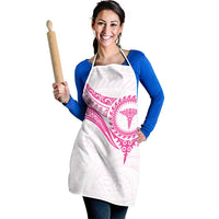 New Zealand Aotearoa Apron Nurse Tribal Pink Version LT05 - Polynesian Pride