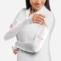 Personalised New Zealand Aotearoa Arm Sleeves Nurse Tribal Pink Version LT05 - Polynesian Pride