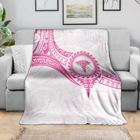 New Zealand Aotearoa Blanket Nurse Tribal Pink Version LT05 - Polynesian Pride