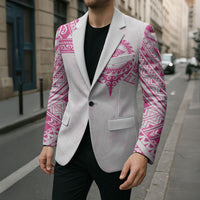 Personalised New Zealand Aotearoa Blazer Nurse Tribal Pink Version LT05 - Polynesian Pride