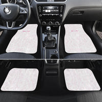 Personalised New Zealand Aotearoa Car Mats Nurse Tribal Pink Version LT05 Set 4pcs Pink - Polynesian Pride