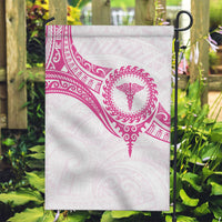 New Zealand Aotearoa Garden Flag Nurse Tribal Pink Version LT05 Garden Flag Pink - Polynesian Pride