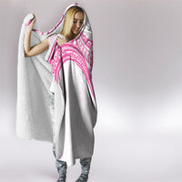 New Zealand Aotearoa Hooded Blanket Nurse Tribal Pink Version LT05 - Polynesian Pride