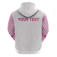 Personalised New Zealand Aotearoa Hoodie Nurse Tribal Pink Version LT05 - Polynesian Pride