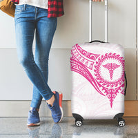 New Zealand Aotearoa Luggage Cover Nurse Tribal Pink Version LT05 - Polynesian Pride