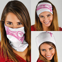 New Zealand Aotearoa Neck Gaiter Nurse Tribal Pink Version LT05 - Polynesian Pride