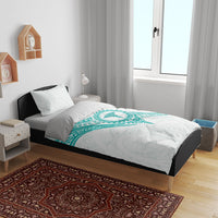 New Zealand Aotearoa Bedding Set Nurse Tribal Teal Version LT05 - Polynesian Pride
