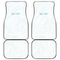 Personalised New Zealand Aotearoa Car Mats Nurse Tribal Teal Version LT05 - Polynesian Pride