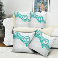 New Zealand Aotearoa Pillow Cover Nurse Tribal Teal Version LT05 - Polynesian Pride