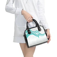 New Zealand Aotearoa Shoulder Handbag Nurse Tribal Teal Version LT05 - Polynesian Pride