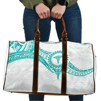 New Zealand Aotearoa Travel Bag Nurse Tribal Teal Version LT05 Teal - Polynesian Pride