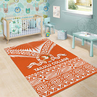 Tonga Tailulu College Area Rug Tongan Kupesi Pattern LT05 - Polynesian Pride