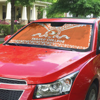 Tonga Tailulu College Auto Sun Shade Tongan Kupesi Pattern LT05 - Polynesian Pride