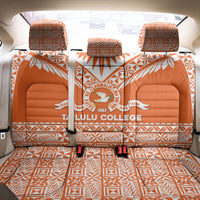 Tonga Tailulu College Back Car Seat Cover Tongan Kupesi Pattern LT05 - Polynesian Pride
