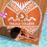 Tonga Tailulu College Beach Blanket Tongan Kupesi Pattern LT05 - Polynesian Pride