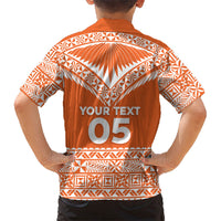 Personalised Tonga Tailulu College Family Matching Tank Maxi Dress and Hawaiian Shirt Tongan Kupesi Pattern
