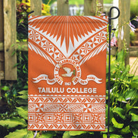 Tonga Tailulu College Garden Flag Tongan Kupesi Pattern LT05 Garden Flag Orange - Polynesian Pride
