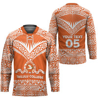 Personalised Tonga Tailulu College Hockey Jersey Tongan Kupesi Pattern LT05 - Polynesian Pride