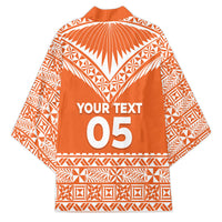 Personalised Tonga Tailulu College Kimono Tongan Kupesi Pattern LT05 - Polynesian Pride