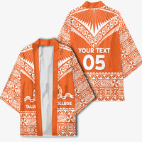 Personalised Tonga Tailulu College Kimono Tongan Kupesi Pattern LT05 - Polynesian Pride