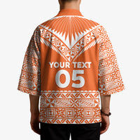 Personalised Tonga Tailulu College Kimono Tongan Kupesi Pattern LT05 - Polynesian Pride