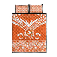 Tonga Tailulu College Quilt Bed Set Tongan Kupesi Pattern LT05 - Polynesian Pride