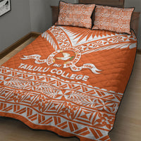 Tonga Tailulu College Quilt Bed Set Tongan Kupesi Pattern LT05 - Polynesian Pride