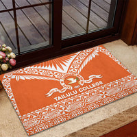 Tonga Tailulu College Rubber Doormat Tongan Kupesi Pattern LT05 - Polynesian Pride