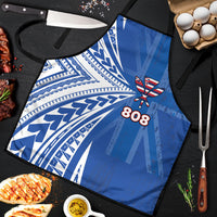 Hawaii 808 Apron Unique Style LT05 Blue - Polynesian Pride