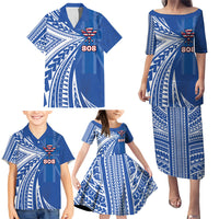 Personalised Hawaii 808 Family Matching Puletasi and Hawaiian Shirt Unique Style LT05 - Polynesian Pride