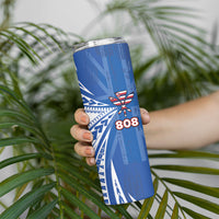 Personalised Hawaii 808 Skinny Tumbler Unique Style LT05 - Polynesian Pride