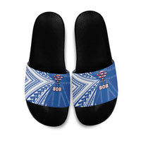 Hawaii 808 Slide Sandals Unique Style LT05 Blue - Polynesian Pride