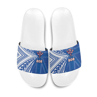 Hawaii 808 Slide Sandals Unique Style LT05 Blue - Polynesian Pride