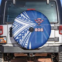 Hawaii 808 Spare Tire Cover Unique Style LT05 Blue - Polynesian Pride