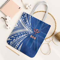 Hawaii 808 Tote Bag Unique Style LT05 White Strap One Size Blue - Polynesian Pride