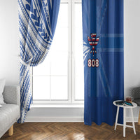 Hawaii 808 Window Curtain Unique Style LT05 - Polynesian Pride