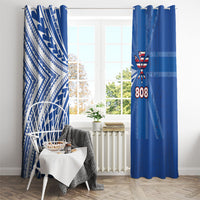 Hawaii 808 Window Curtain Unique Style LT05 - Polynesian Pride